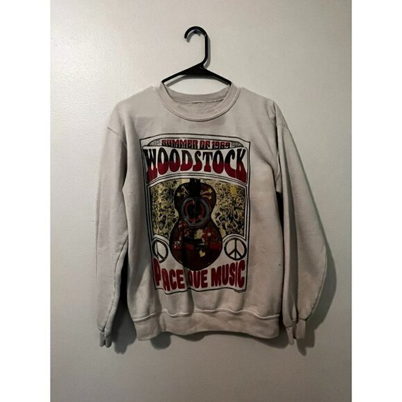Tops - Women's Woodstock Festival Sweatshirt Size S [GOOD]